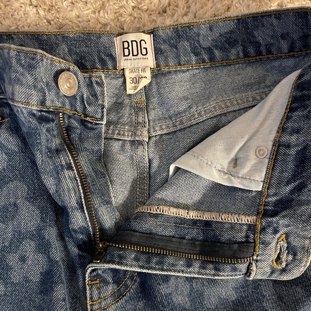 BDG Urban Outfitters Skate Fit Floral Pattern Jeans 30x32 - Picture 6 of 8
